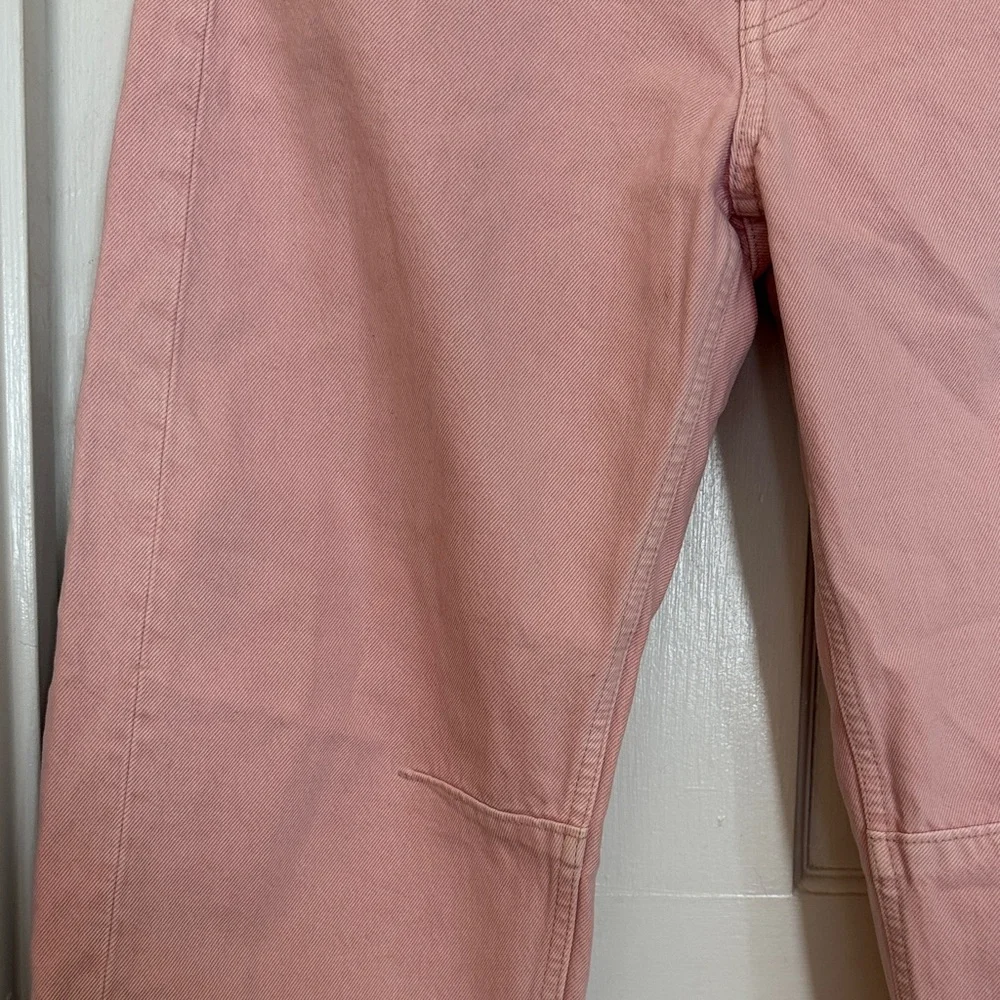 Madewell Darted Barrel Pink Jeans - Picture 4 of 4